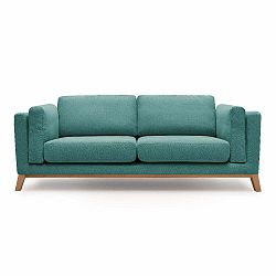 Tyrkysová dvoumístná pohovka Bobochic Paris Seattle