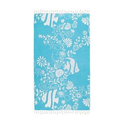 Tyrkysová hammam osuška Kate Louise Helene, 165 x 100 cm