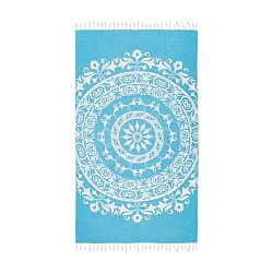Tyrkysová hammam osuška Kate Louise Madalena, 165 x 100 cm