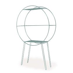 Tyrkysová kovová police Surdic Estanteria de pie Circle Aquamarina