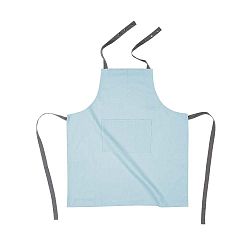 Tyrkysově modrá bavlněná kuchyňská zástěra Tiseco Home Studio