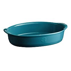 Tyrkysově modrá oválná zapékací mísa Emile Henry, 3,8 l