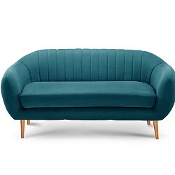 Tyrkysově modrá trojmístná pohovka Scandi by Stella Cadente Maison Comete