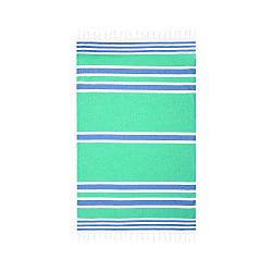Tyrkysovozelená hammam osuška Begonville Samsara, 180 x 100 cm