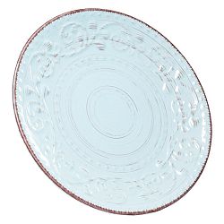 Tyrkysový kameninový talíř Kare Design Desire, Ø 21 cm