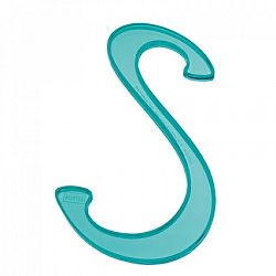 Tyrkysový plastový multifunkční háček Koziol Turkus