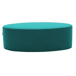Tyrkysový puf Softline Bon-Bon Eco Cotton Turquoise, délka 60 cm
