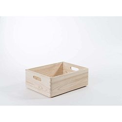 Úložný box z borovicového dřeva Compactor Custom, 40 x 30 x 14 cm
