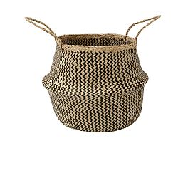 Úložný košík z mořské trávy Compactor Zic Zac, ⌀ 27 cm