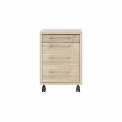 Uzamykatelné skříňka v dekoru dubu v přírodní barvě 48x68 cm Prima – Tvilum