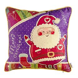 Vánoční povlak na polštář Apolena Comfort Santa, 43 x 43 cm
