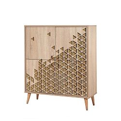 Variabilní čtyřdveřová komoda Multilux, 111 x 95 cm