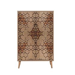 Variabilní dvoudveřová komoda Multibox Mandala, 127 x 80 cm