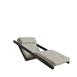 Variabilní lenoška Karup Design Figo Black/Linen Beige