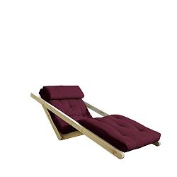 Variabilní lenoška Karup Design Figo Natural Clear/Bordeaux