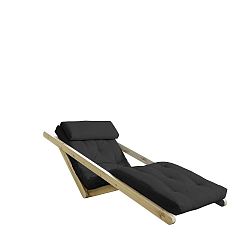 Variabilní lenoška Karup Design Figo Natural Clear/Dark Grey