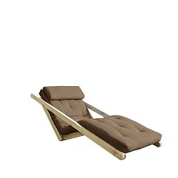 Variabilní lenoška Karup Design Figo Natural Clear/Mocca