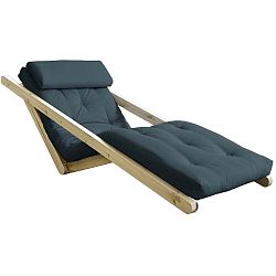 Variabilní lenoška Karup Design Figo Natural Clear/Petroleum