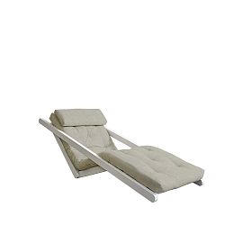 Variabilní lenoška Karup Design Figo White/Linen Beige