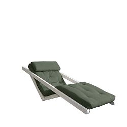 Variabilní lenoška Karup Design Figo White/Olive Green