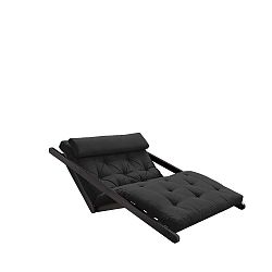 Variabilní lenoška s tmavě šedým potahem Karup Design Figo Black/Dark Grey
