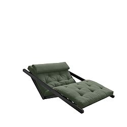 Variabilní pohovka se zeleným potahem Karup Design Figo Black/Olive Green