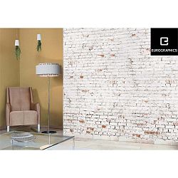 Velkoformátová tapeta Eurographics Grunge Brick Wall, 254 x 366 cm