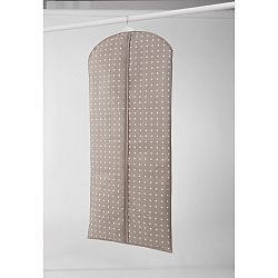 Velký béžový závěsný obal na šaty Compactor Dots, 137 cm