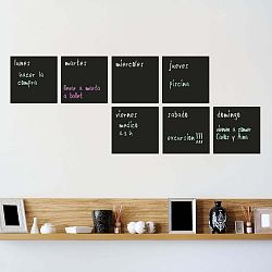 Vícedílná tabulová samolepka na zeď Really Nice Things Pizarra