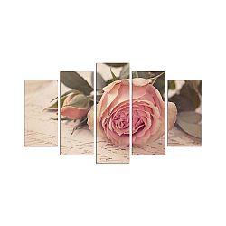 Vícedílný obraz Love Letter With A Rose, 110 x 60 cm