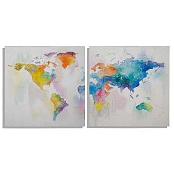 Vícedílný ručně malovaný obraz Mauro Ferretti Mad World, 200 x 100 cm