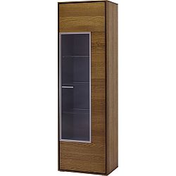 Vitrína v dubovém dekoru s panty na pravé straně Szynaka Meble Harmony