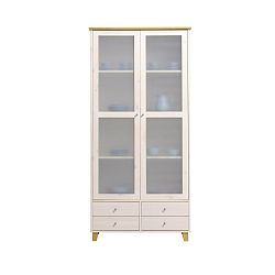 Vitrína z borovicového dřeva Askala Scala, šířka 87,4 cm