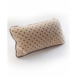 Vlněný hnědý polštář Royal Dream Camel Dots, 50 x 60 cm