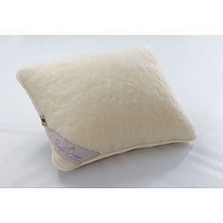 Vlněný polštář v krémové barvě Royal Dream Cream, 50 x 60 cm
