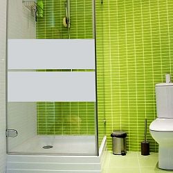 Voděodolný samolepící pruh na skleněné dveře Ambiance, 100 x 55 cm