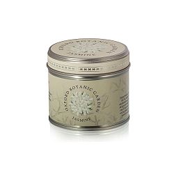 Vonná svíčka v plechovce s vůni jasmínu Bahoma London Fragranced, 35 hodin hoření