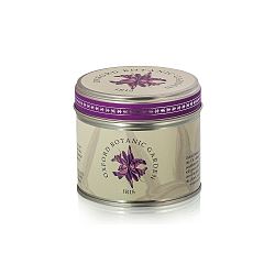 Vonná svíčka v plechovce s vůni kosatce Bahoma London Fragranced, 35 hodin hoření