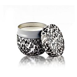 Vonná svíčka v plechové dóze s vůní hrušky a cedru Bahoma London, 30 hodin hoření