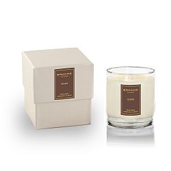 Vonná svíčka ve skle s vůní jantaru a lilie Bahoma London, 75 hodin hoření