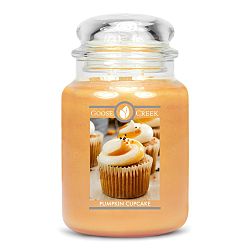 Vonná svíčka ve skleněné dóze Goose Creek Dýňový Cupcake, 150 hodin hoření