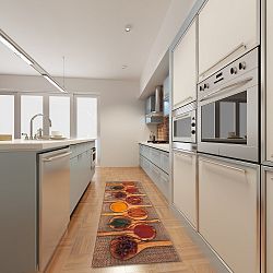 Vysoce odolný kuchyňský běhoun Webtappeti Spices, 60 x 220 cm