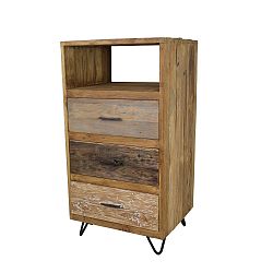 Vysoká komoda z teakového dřeva HSM Collection Baliaga