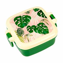 Vzduchotěsný svačinový box Rex London Tropical Palm, 9 x 7 cm