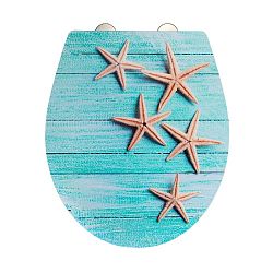 WC sedátko se snadným zavíráním Wenko Easy Mediaster, 44,5 x 37 cm