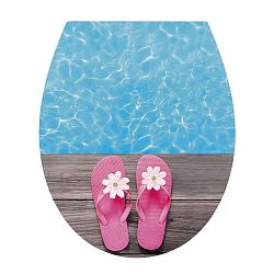 WC sedátko se snadným zavíráním Wenko Hawaii, 45 x 38,8 cm