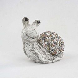 Zahradní dekorace Dakls Garden Deco Snail With Stones, výška 23 cm