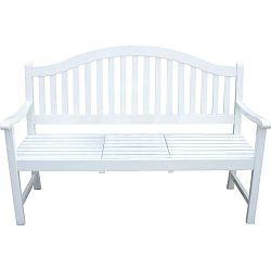 Zahradní lavice s odkládacím stolekm z eukalyptového dřeva ADDU Singapore