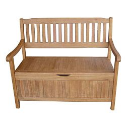 Zahradní lavice s úložným prostorem z eukalyptového dřeva ADDU Houston, délka 107 cm