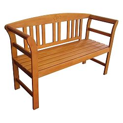 Zahradní lavice z eukalyptového dřeva ADDU San Jose